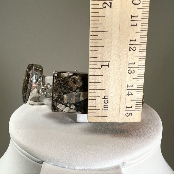 Turtella Jasper 925 Gemstone Bracelet - Picture 4 of 6